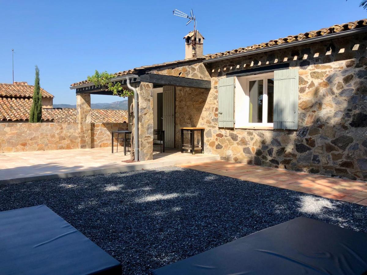 Bed and Breakfast Les Aurochs Grimaud Exterior foto